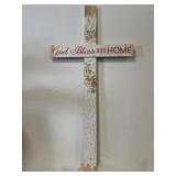 Tall, new wooden cross