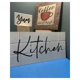 3 kitchen signs