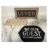 New Home decor Plaques