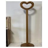 2 Wooden quilt hangers