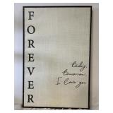 36ï¿½ Forever wall picture