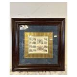 Double matted picture, wood frame