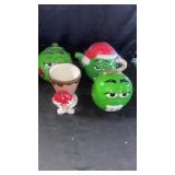 M&m cookie jars/decor