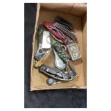 Knives lighters watches