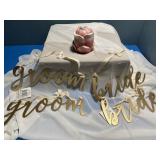 2bride 2 groom hanging decor.