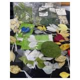 Boutonnieres and corsages silk leaves