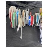 12 rolls of corsage or boutonniere ribbon