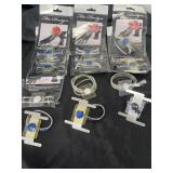 12 rhinestone wrist, corsage bracelets. Florist