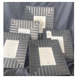 5 metal prints, can be painted over for crafters