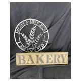 2 kitchen wall decor. Metal meals and memorys.