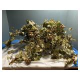 2 sparkling grapevine decorations