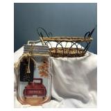 Fall plaque, and basket