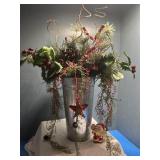 Christmas flower arrangement
