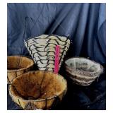 4 hanging planters new