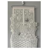 Heritage lace wall/window, hanger, bees, and