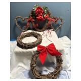 3 Grapevine Twigg wreiths