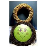 1 willow &1 grinch wreath