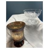 Crystal candy dish& candle holder