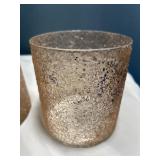 3 Tela floral containers