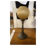 MCM Fiberglass Spun Spaghetti Shade Lamp