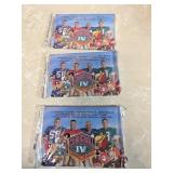 3 packs of  unopened comicball IV comicbowl