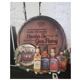 Jack Daniel's cardboard sign