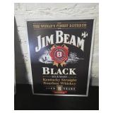 Jim Beam metal sign