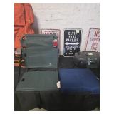 Bleacher chair and cushion