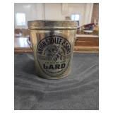 Lard tin can
