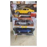3 Die Cast Cars