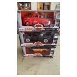 3 Maisto Harley-Davidson H-D Custom Die-Cast Cars