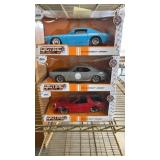 Big Time Muscle Die-Cast Camaro Cars, 3 pcs