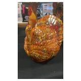 Ceramic turkey dish
