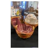 Three longaberger  baskets