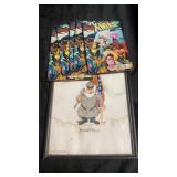 4 X-Men Comics, 1958 James F. Martin Print