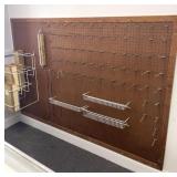 Balloon ribbon and holder wall