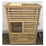 Wooden cage door inside complete I used for a