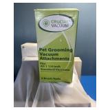 Pet grooming, vacuum attachments, 2 brush tools