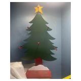 Wooden Christmas tree ornament holder