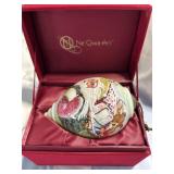 Hand painted glass blown or ornamentNe Qwa Art