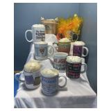 10 containers ready for candy bouquetsOne mug