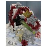 Assortment of Christmas decorations