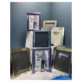 Lot of 5 x 7 photo frames