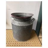 A large Christmas galvanized bucketCan turn the