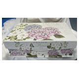 Beautiful  butterfly & hydrangea box with