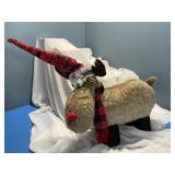 Christmas moose stuffed animal