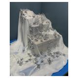 3 strands Silver Star garland