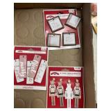 Various craft items, ornaments, welcome signs,