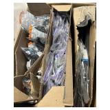 Assorted irrigation system parts.