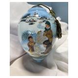 Hand painted ornamentChildren play artist G.